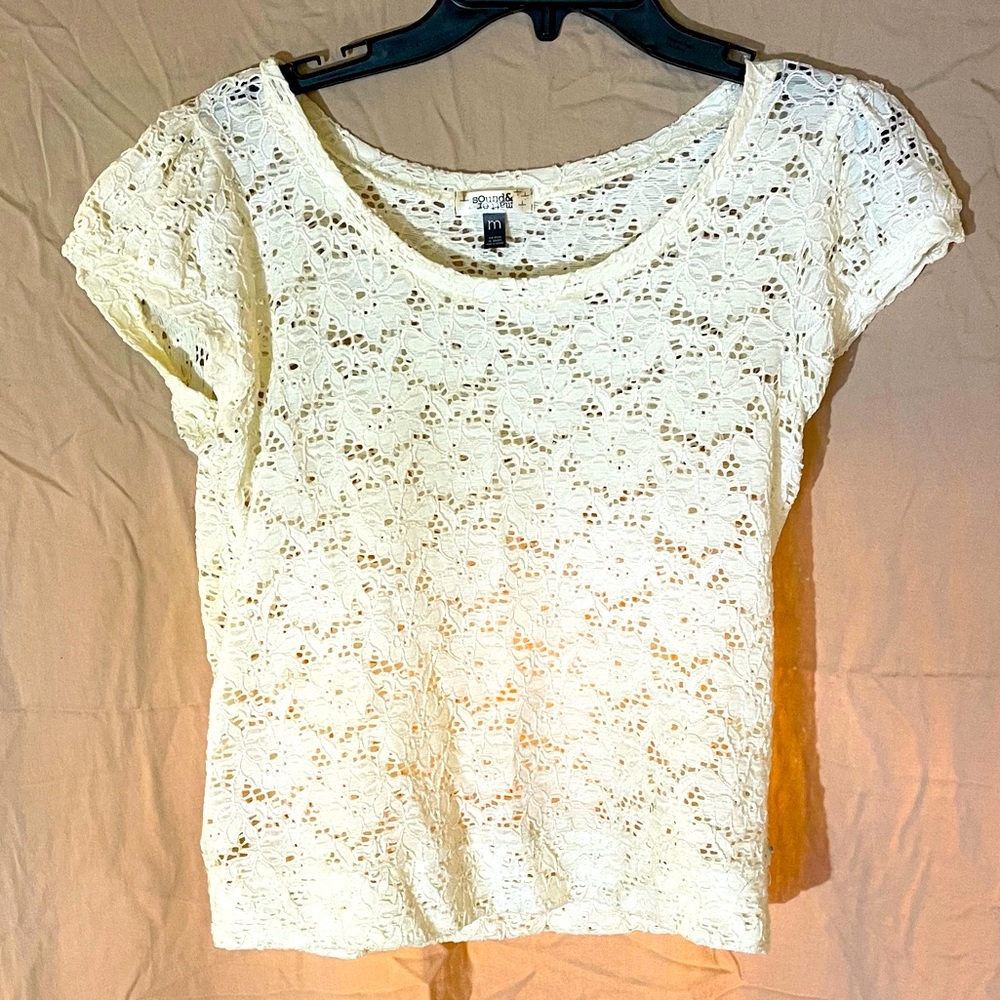 Floral Lace Crop Top
